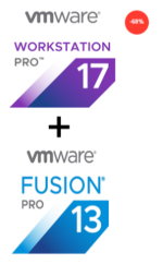 VMware Workstation 17/17.5 Pro (PC) + Fusion 13/13.5 Pro (Mac) BUNDLE – Lifetime Licenses